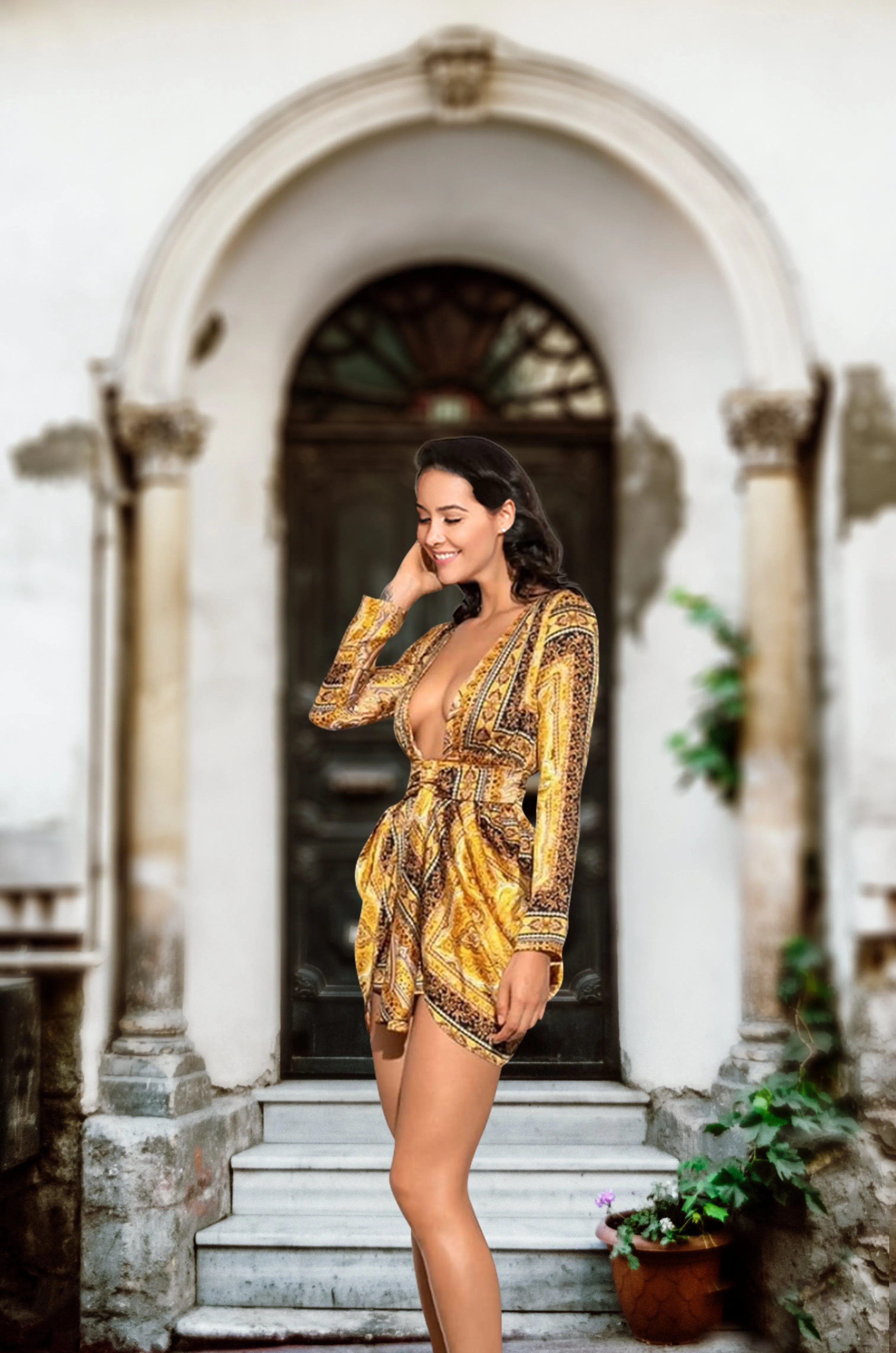 Yellow Vintage Dress